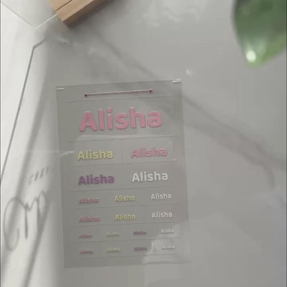 Soft Pastel Classic Name Pack
