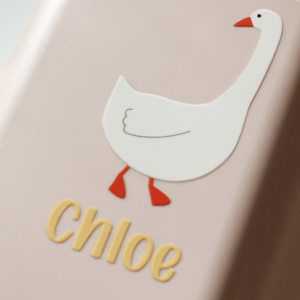 Q1 Mama Duck Icon + Name Pack custom name labels for kids bottles lunchbox waterproof NZ - Chlosha creations