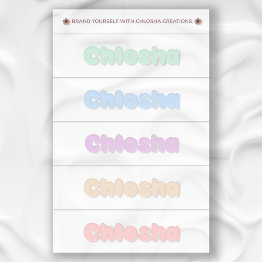 M3 Slim Name Pack - Soft Pastel