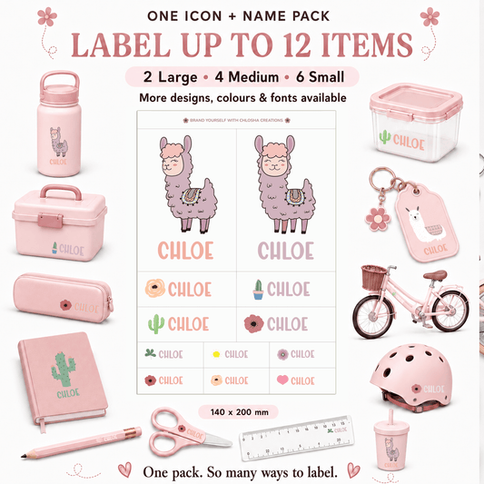 {product_title} – Personalised labels NZ | Chlosha