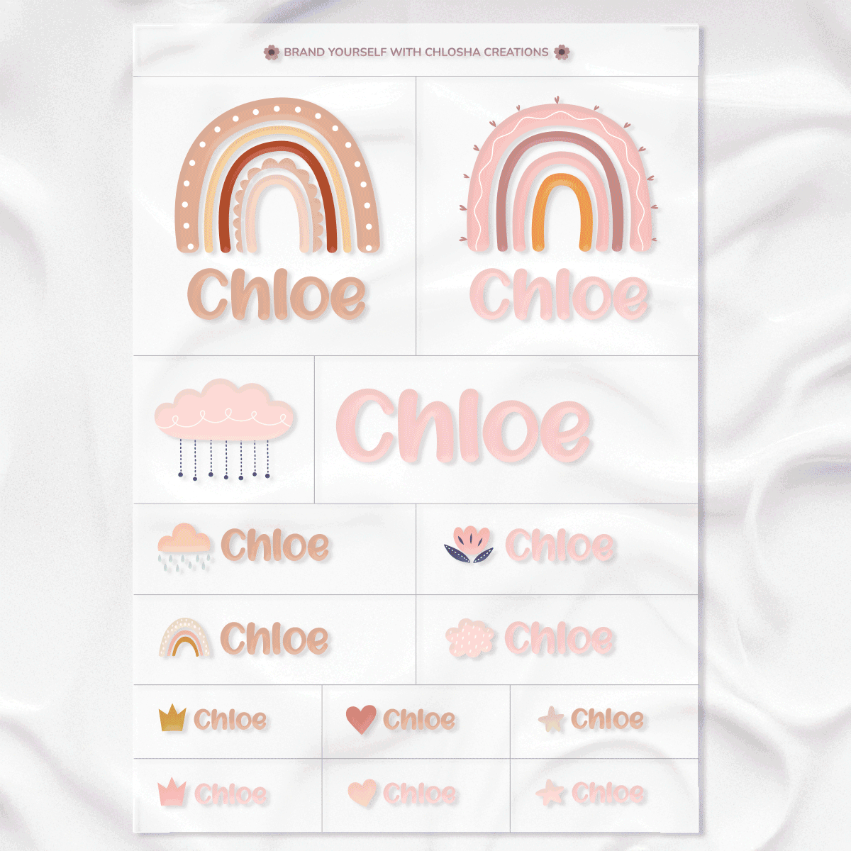 Q5 Soho Rainbow Icon + Name Pack