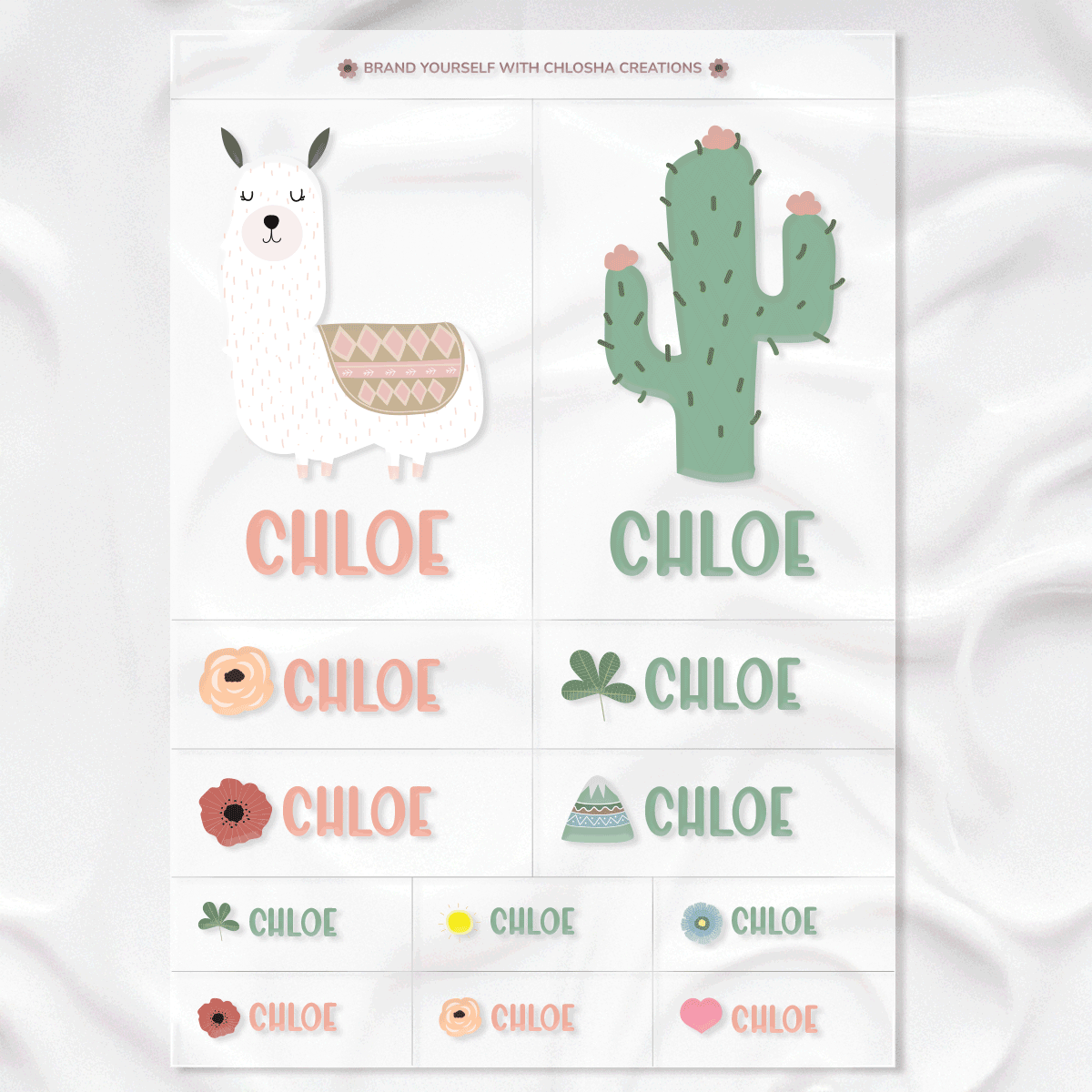 Q4 Soho Llama Icon + Name Pack