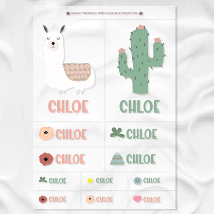 Q4 Soho Llama Icon + Name Pack