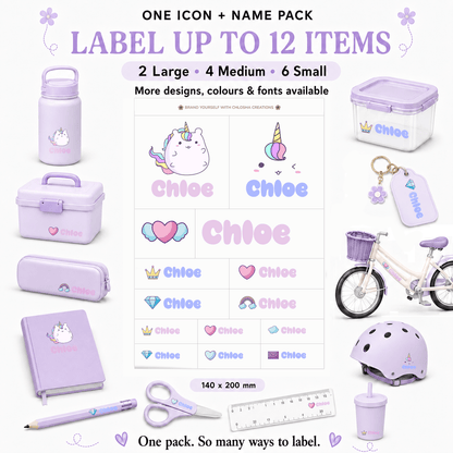 {product_title} – Personalised labels NZ | Chlosha Creations